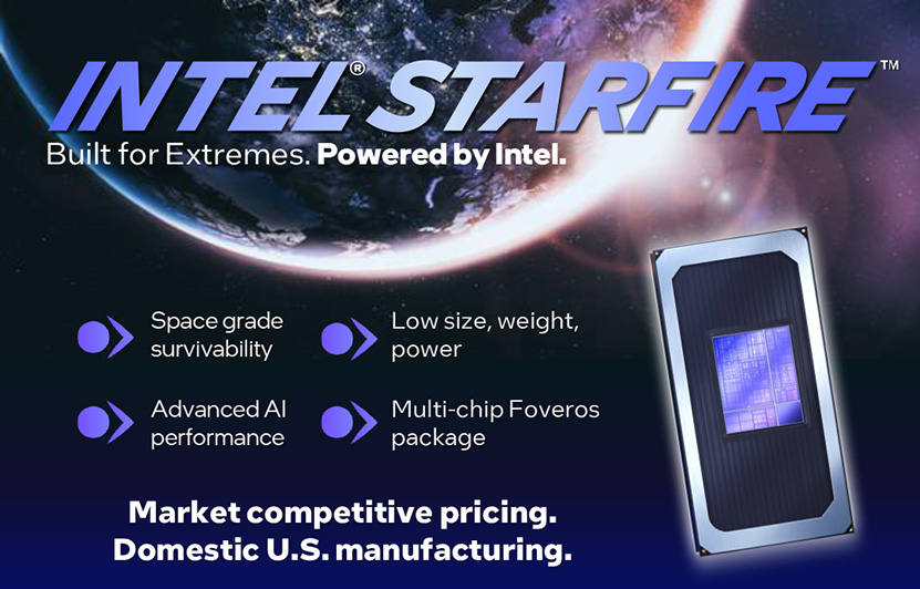 Intel Starfire avaruusprosessori julki